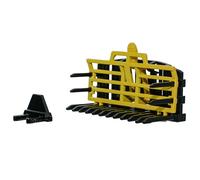 Britains Buck Rake - Diecast Buck Rake Attachment Farm Toys 1 32 Scale - Metal and Plastic Replica Farm Accessories - Collectible Model Tractor Accessories for Plus 3 Year Olds