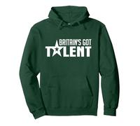 Britain's Got Talent Logo Pullover Hoodie, Adult Unisex, Dark Green, Small