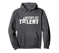 Britain's Got Talent Logo Pullover Hoodie, Adult Unisex, Dark Heather Grey, Medium