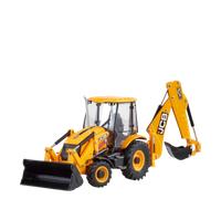 Britains JCB 3CX SiteMaster Plus Backhoe Loader - Diecast Construction Toy Tractor Farm Toys 1 32 Scale - Metal and Plastic Tractor Toys - Collectible Model Tractors for Plus 3 Year Olds