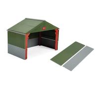 Britains Machinery Shed Toy Accessory, Farm Toys for Children Tractor Toy, Compatible with 1:32 Scale Toys, Suitable for Collectors & Children from 3 Years, Green