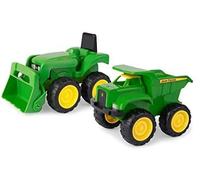 John Deere 35874 Dump Truck & Tractor, 2 Pack