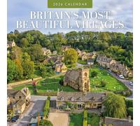 Britain's Most Beautiful Villages - 2026 Square Wall Calendar - by Red Robin Publishing