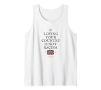 BRITAINS Patriot British Pride Supporter Loving Your Country Tank Top