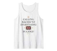 BRITAINS Patriots British Pride Supporter Calling Names Joke Tank Top