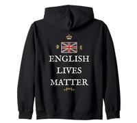 BRITAINS PATRIOTS BRITISH PRIDE SUPPORTERS ENGLISH LIVES UK Zip Hoodie
