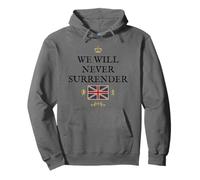BRITAINS PATRIOTS BRITISH PRIDE SUPPORTERS NEVER SURRENDER Pullover Hoodie