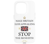 BRITAINS PATRIOTS BRITISH PRIDE SUPPORTERS STOP THE BENEIFTS Case for iPhone 15 Pro