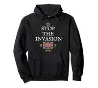 BRITAINS PATRIOTS BRITISH PRIDE SUPPORTERS STOP THE INVASION Pullover Hoodie