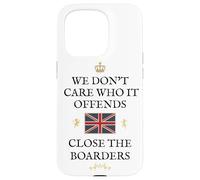BRITAINS PATRIOTS BRITISH PRIDE SUPPORTERS WE DON'T CARE UK Case for iPhone 15 Pro