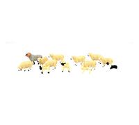 Britains Sheep Set with Sheepdog - Britains Farm Animals Toy, 3+ | 1:32 Scale Farm Animal Figures - Britains Farm Toys, Sheep Toy and Sheepdog, Compatible with Farm Sets