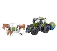 Britains Valtra Playset 43323, Collectable Tractor Accessory, Compatible with 1:32 Scale Farm Animals and Toys, Suitable For Collectors And Kids - 3 Years And Up, Multicolor