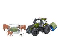 Britains Valtra Playset 43323, Collectable Tractor Accessory, Compatible with 1:32 Scale Farm Animals and Toys, Suitable For Collectors And Kids - 3 Years And Up, Multicolor