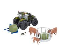 Britains Valtra Playset 43323, Collectable Tractor Accessory, Compatible with 1:32 Scale Farm Animals and Toys, Suitable For Collectors And Kids - 3 Years And Up, Multicolor