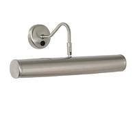 Britalia Antique Chrome Vintage Retro Picture & Mirror Light | Adjustable Head | 390mm Width | Rocker Switch Operation | 2 x SES E14 Lamps Required (Not Included)
