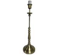 Britalia Candlestick Table Lamp Base, Antique Brass, Mild Steel, 460mm x Width: 120mm, Inline Switch