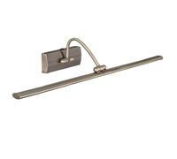 Britalia LED Antique Brass Vintage Switched Swan Neck Picture & Mirror Light | Adjustable Head | 64cm Width | On Off Switch Operated | 1378 Lumen | 3000k Warm White Light | Art & Mirror Lighting