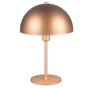 Britalia Matt Copper Dome Metal Modern Table Desk Lamp - 30cm Height - Dimensions: Height 300mm x Width 200mm (30cm x 20cm) | Weight: 0.8Kg (800g)