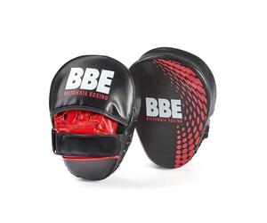 Britannia Boxing Equipment BBE FS Curved Hook & Jab Pad Size: One Size, Colour: Black/Red