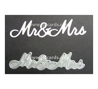 Britannia Die - Mr & Mrs - Large Font Word Set