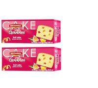 Britannia Fruit Cake 250g | Rich & Moist Slice Cake with Real Fruit Bits | Ready-to-Eat Snack | Perfect for Tea Time & Desserts (Pack of 2)