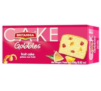 Britannia Fruit Cake 250g | Rich & Moist Slice Cake with Real Fruit Bits | Ready-to-Eat Snack | Perfect for Tea Time & Desserts (Pack of 1)