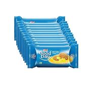 Britannia Good day Biscuits and Cookies 72g (Pack of 12) - Butter Cookies - Highly Nutritive - No Added Preservatives - Tasty and Healthy - Cracker Cookies Tea Time Snacks for Kids & Family