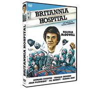 Britannia Hospital 1982 Dvd Region 2 Spanish Release, Plays in English, Lindsay Anderson, Malcolm Mcdowell, Leonard Rossiter, Brian Pettifer