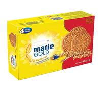 Britannia Marie Gold Biscuits 600g Family Pack - Light & Crispy Tea Biscuits - Classic Indian Marie Cookies - Perfect for Tea Time Snacks (Pack of 1)
