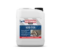 Britannia Paints Concrete Etch Primer Solution 5 Litre - Etches Smooth New Or Old Concrete - Provides A Good Key For Floor Paint