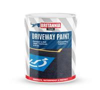 Britannia Paints Driveway Paint White 5 Litres - Bring Tarmac & Concrete Back To Life - Ideal For Driveways & Car Parks