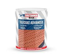 Britannia Paints Tilecoat Advanced - Roof Tile Renovation Paint - Brings Aged Roof Tiles Back to Life (Light Terracotta)