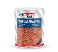 Britannia Paints Tilecoat Advanced Winter Green 15 Litres - Roof Tile Renovation Paint - Brings Aged Roof Tiles Back To Life