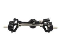 BritBolt 1/12 RC Car Metal Portal Axle Set MN99S MN D91 D96 MN98 MN45 Front And Rear Upgrade Parts Compatible With Various 1 12 Scale Models(Black Front)