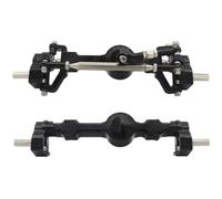 BritBolt 1/12 RC Car Metal Portal Axle Set MN99S MN D91 D96 MN98 MN45 Front And Rear Upgrade Parts Compatible With Various 1 12 Scale Models(Black 1 Set)