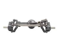 BritBolt 1/12 RC Car Metal Portal Axle Set MN99S MN D91 D96 MN98 MN45 Front And Rear Upgrade Parts Compatible With Various 1 12 Scale Models(Grey Front)