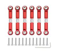 BritBolt 1/18 RC Car Upgrade Parts A959 A959-B A949 A969 A979 K929 Metal Era Link Servo Connector Set Compatible With Various Models(Red)