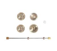 BritBolt 1 28 LD2801 Metal Gear Reduction Drive Shaft Set Compatible with 1 28 Scale RC Cars Compatible With Various Central Drive Models