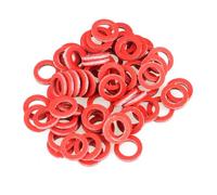 BritBolt 200pcs Red Seal Gasket Lower Casing Compatible With Outboard Engine Models Compatible with Part Number 332-60006-0 332-60006 Aftermarket Replacement