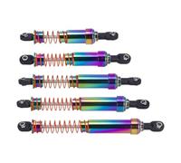 BritBolt 2Pcs Aluminum Oil Damper Shocks With Offset Cap Compatible with 1 10 Scale RC Crawler Compatible With VS4 10 And Similar Cheater Rig Models(85mm 2pcs)