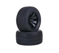 BritBolt 2Pcs Set 1 12 Scale Rubber Racing Tires With Plastic Wheel Rims Compatible With 1 12 RC Cars Spare Parts Compatible with Model Car Tires And Hubs