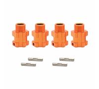 BritBolt 4Pcs 17mm Aluminium RC Wheel Hex Hub Adapter Compatible With 1 7 Scale RC Cars Like ZD Racing 07 Model