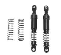 BritBolt 85mm Aluminum Metal RC Shock Absorber Damper Set With Springs Compatible with 1 10 Scale RC Car Model Parts Compatible With Various RC Vehicles(Black)