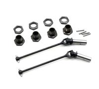 BritBolt 94mm Metal Drive Shaft With 17mm Wheel Hex Adapter IF621 Upgrade Part Compatible with 1 8 Scale RC Cars Compatible With Various 1 8 RC Models(1 Set)