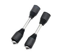 BritBolt 9mm Drive Shaft Dog Bone Or Dustproof Cap Set Compatible With 1 5 Scale RC Gas Cars Fits Models Similar To ROFUN BAHA ROVAN KM 5B 5T 5SC Replacement Parts(Black Silver)