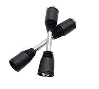 BritBolt 9mm Drive Shaft Dog Bone Or Dustproof Cap Set Compatible With 1 5 Scale RC Gas Cars Fits Models Similar To ROFUN BAHA ROVAN KM 5B 5T 5SC Replacement Parts(Black Silver - Pins)