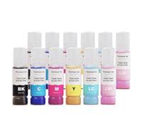 BritBolt Color Water Based Ink Bottle Refill Bulk Compatible With SureLab SL D550 Printer For SLIC6 E SLIC6(2set 6colors)