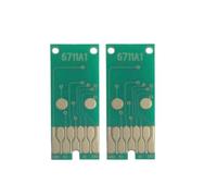 BritBolt Compatible With WorkForce Pro WF-7210 WF-7710 WF-7720 WF-7610 WF-7620 WF-7110 WF-7510 T6711 Waste Ink Maintenance Tank Chip Aftermarket Replacement .(2pcs T6711 chip)