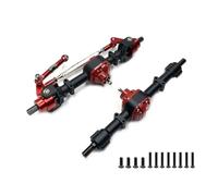 BritBolt MN78 MN82 Metal Axle Set Front Rear Compatible with 1 12 Scale RC Car With 3mm 4mm Shaft Sleeve Upgrade Parts Compatible With Various Models(Black)
