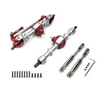 BritBolt MN78 MN82 Metal Axle Set Front Rear Compatible with 1 12 Scale RC Car With 3mm 4mm Shaft Sleeve Upgrade Parts Compatible With Various Models(Silver and CVD)
